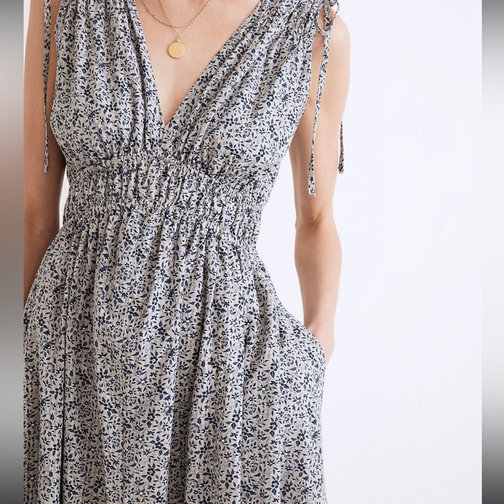 Sophia Smocked Midi Dress in Florentine Floral- Size M